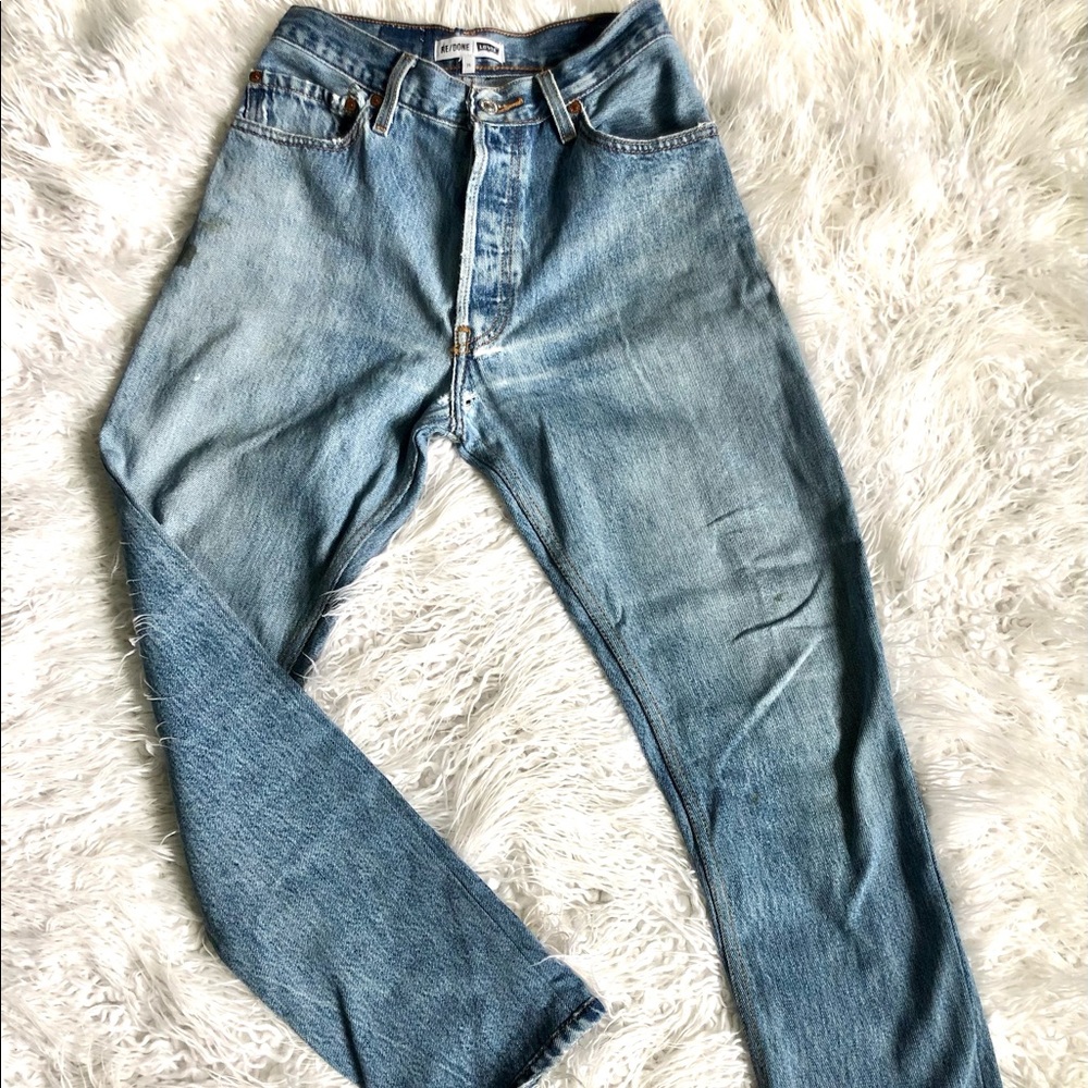 Re/Done Levi’s Ultra High Rise Ankle Crop